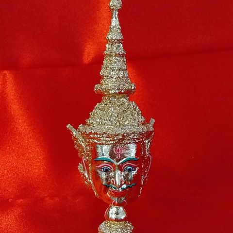Miniatyr khonmaske av "Lak/Lakshmana"
