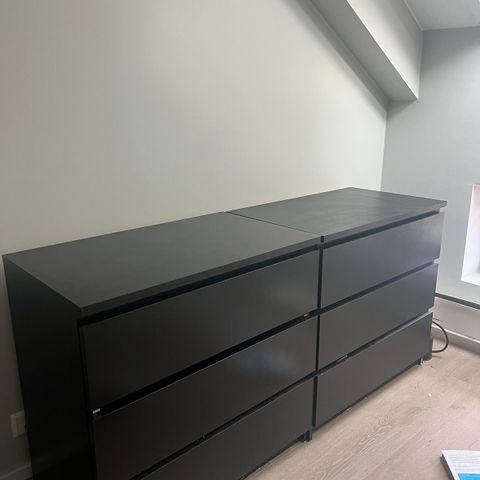 Ikea malm kommoder