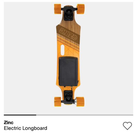 Skateboard elektrisk Zinc - Ubrukt