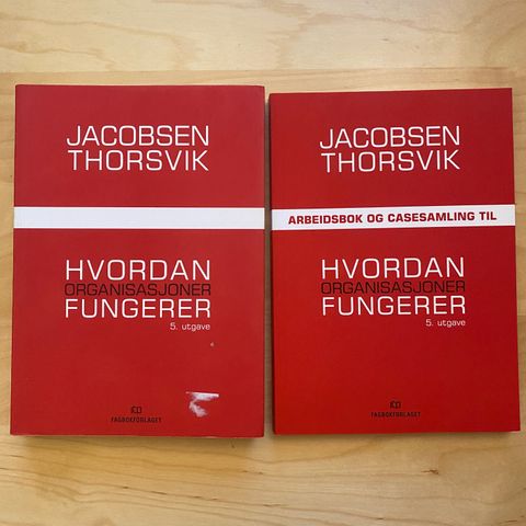 Hvordan organisasjoner fungerer + arbeidsbok