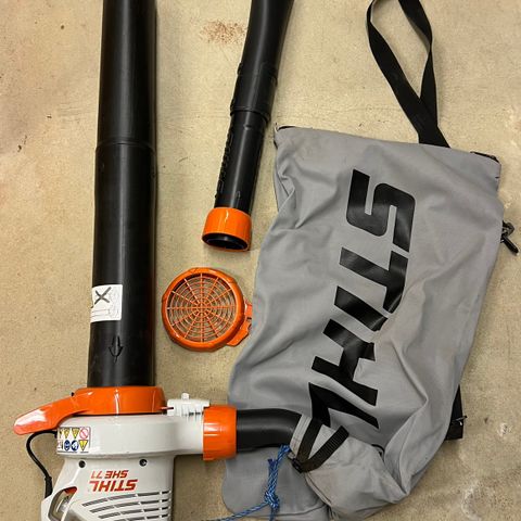 Stihl løvblåser/ løvsuger SHE 71 ubetydelig brukt