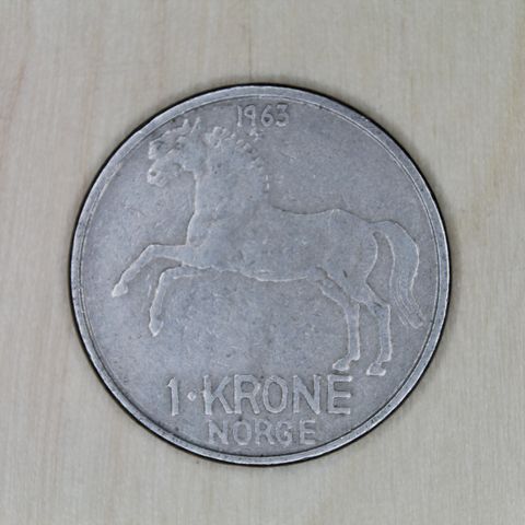 1 krone 1963 Norge (1164)