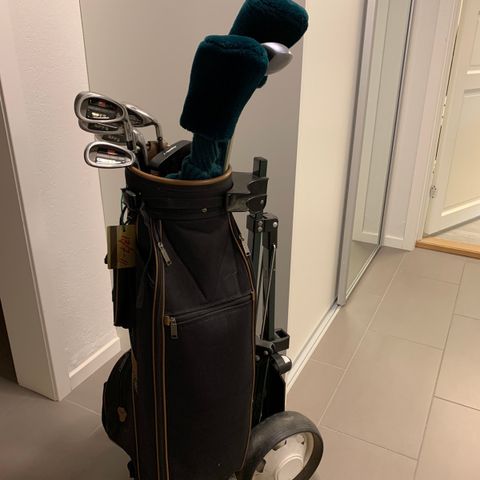 Rimelig golfsett for nybegynner med mye utstyr