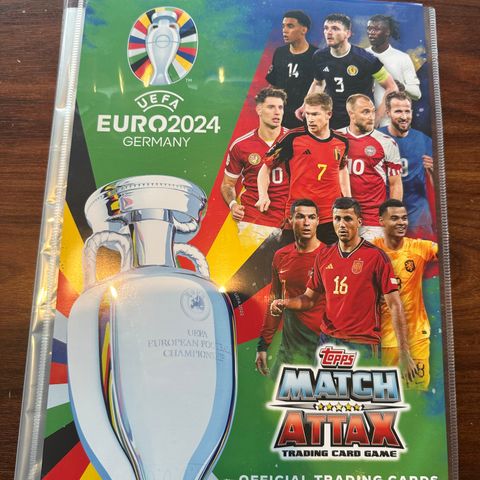 Euro 2024 Fotballkort med mappe Selges