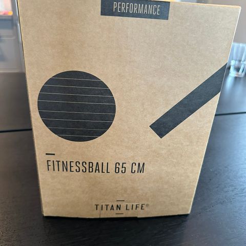 Titan life uåpnet fitnessball 65cm