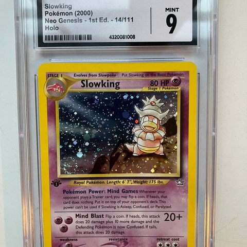 1st edition Slowking CGC 9