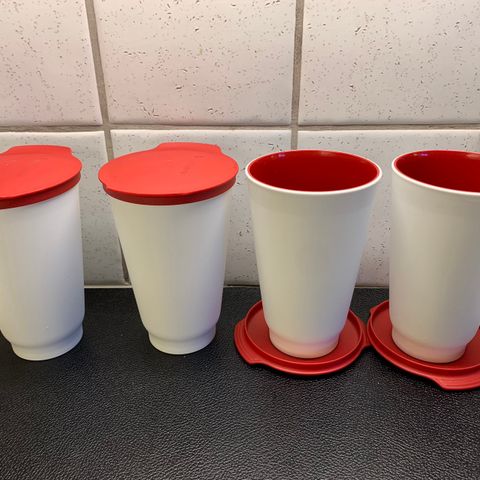 Tupperware Allegra Krus 450 ml med tett lokk