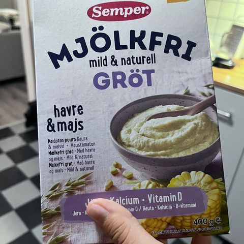 MELKEFRI BABYGRØTT GIS BORT