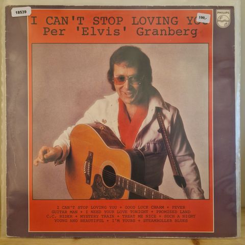18539 Granberg, Per "Elvis" - I Can't Stop Loving You
