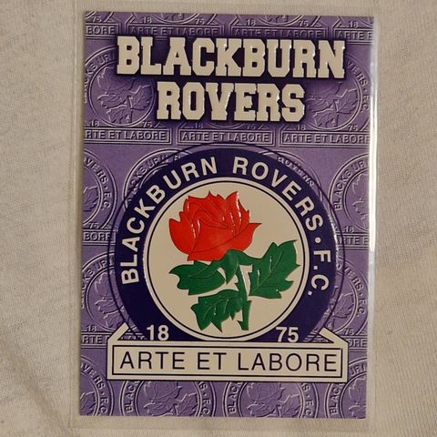Blackburn Rovers E03 Logo Merlin's Premier Gold 1996-97