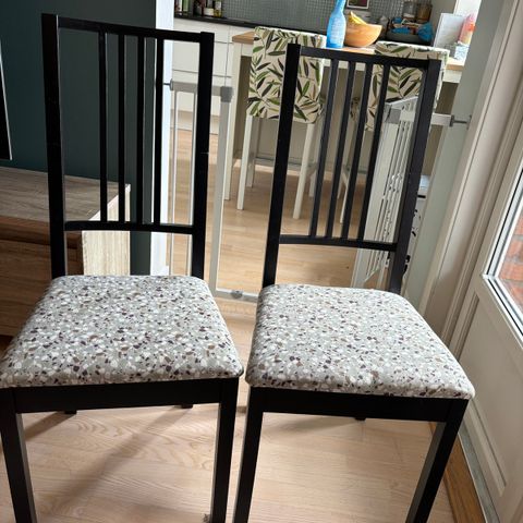 4 Börje stoler fra IKEA