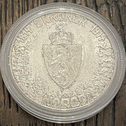 Sølv 2 kroner 1814 - 1914 (Mor Norge)