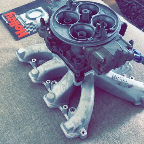 Holley forgasser Innsug Manifold Chevrolet LS