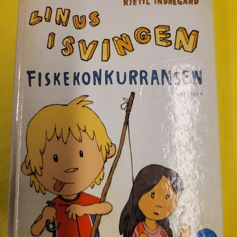 Boken Linus i Svingen Fiskekonkurransen selges