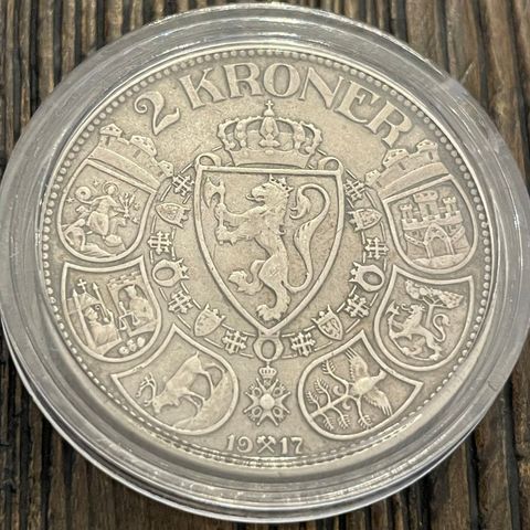 2 Kroner 1917 - Norsk