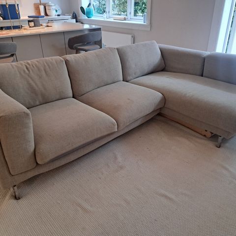 NOCKEBY sofa med sjeselong