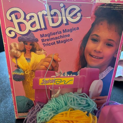 Barbie strikke maskin vintage