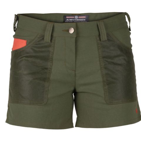 AMUNDSEN 5INCHER FIELD SHORTS WOMENS RIFFLE GREEN/GREEN