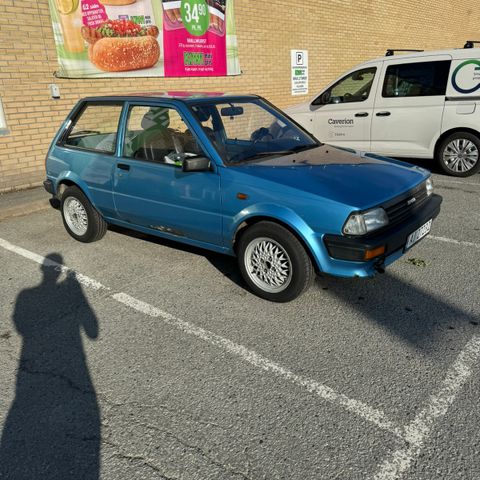 Deler selges av bilen, Toyota Starlet EP70 1986