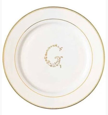 GreenGate  - 12 stk. Plate G Gold