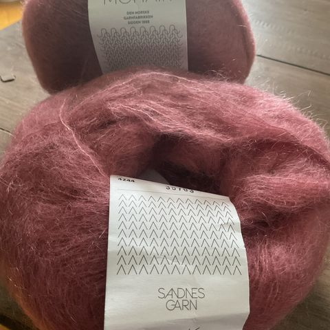 Silk mohair garn fra Sandnes