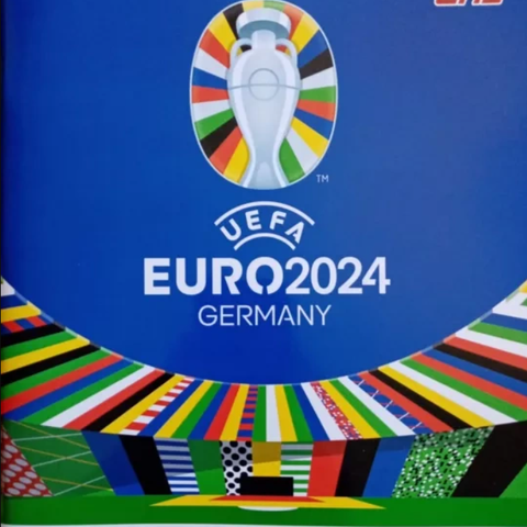 TOPPS UEFA EURO 2024 klistremerker, stickers byttes/selges
