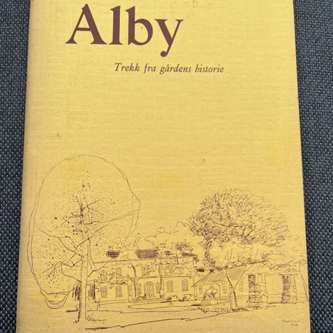 Alby , trekk fra gårdens historie, hefte