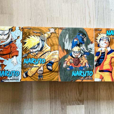 Naruto tegneserie volum 1-12 (engelsk)