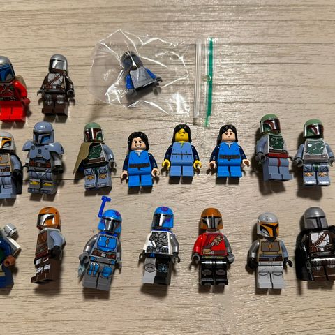 Lego star wars mandalorian minifigurer