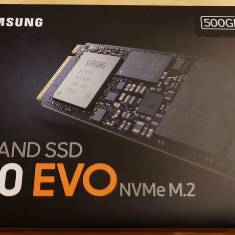 Samsung 970 evo NVMe M.2 - 500GB SSD