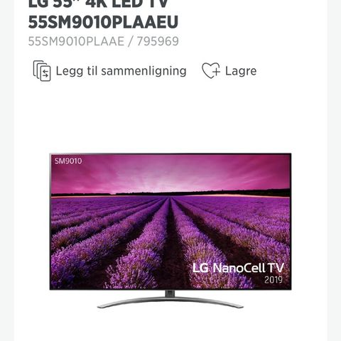 LG 55" 4K LED TV 55SM9010PLAAEU