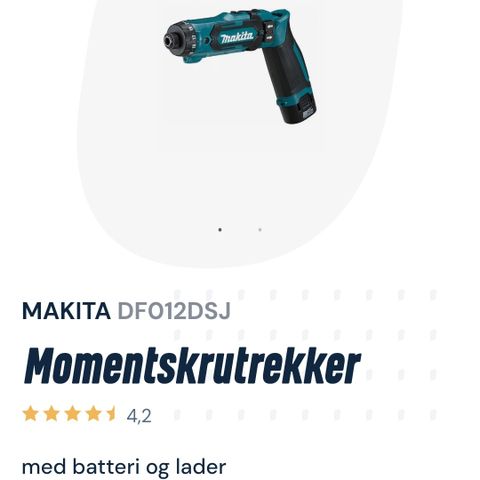 NY PRIS! Makita momentskrutrekker