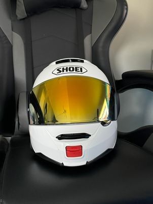 Shoei mc hjelm med integrert sena mesh intercom