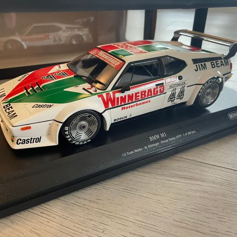 Minichamps 1/18 BMW M1 Procar Series 1979. Limited 1 av 300