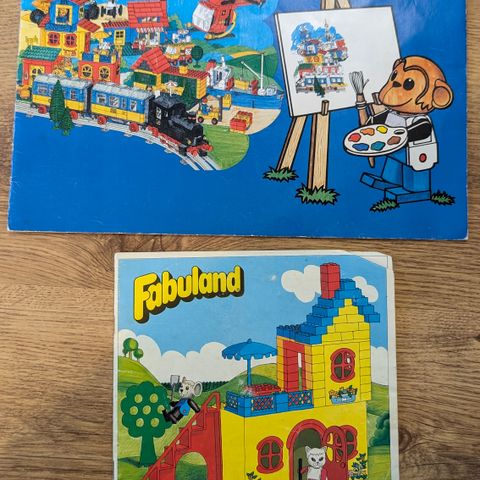 2 gamle Lego Fabuland heftee