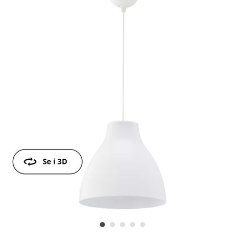 Melodi taklampe fra IKEA