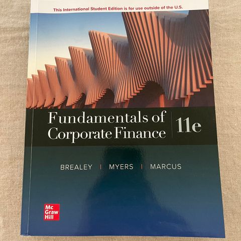 Fundamentals of Corporate Finance, 11. utgave