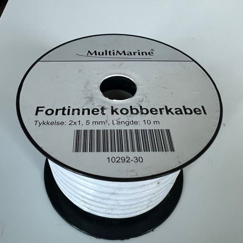 MultiMarine Fortinnet Kobberkabel – 10 meter