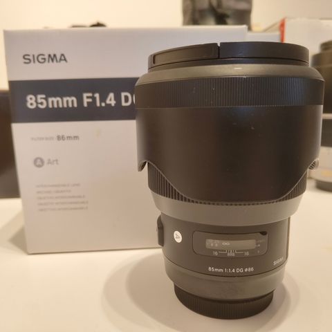 Sigma 85mm f/1.4 ART canon EF