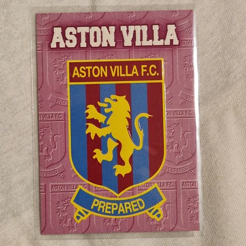 Aston Villa E02 Logo Merlin's Premier Gold 1996-97