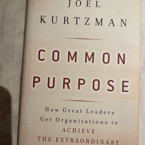 Common Purpose - Joel Kurtzman