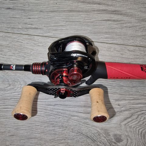 Abu garcia revo  mg xstreme+abu garcia vendetta stang