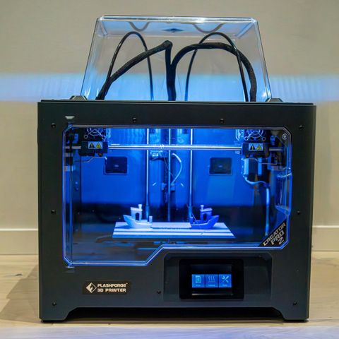 Flashforge Creator Pro 2 3D printer to dyser inkl petg rull