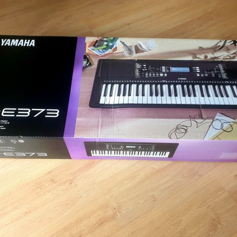 Keyboard med stativ og headset - original emballasje
