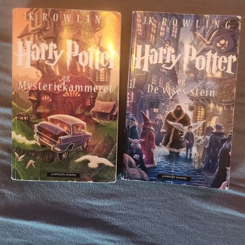 Harry potter bok 1 og 2