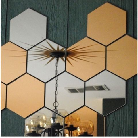 Speilfliser hexagon IKEA Hönefoss