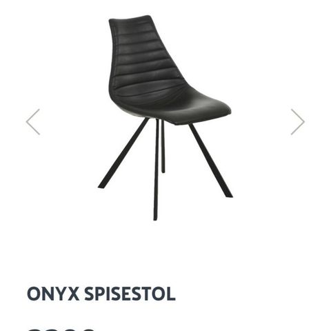 ONYX Spisestoler