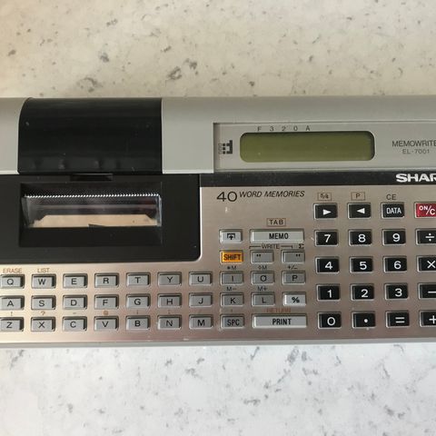 Sharpe Memowriter  EL-7001