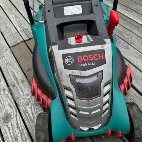 Bosch gressklipper med batteri type Rotac 43 LI