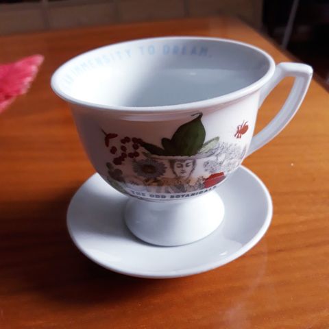 Hendricks gin cup and saucer